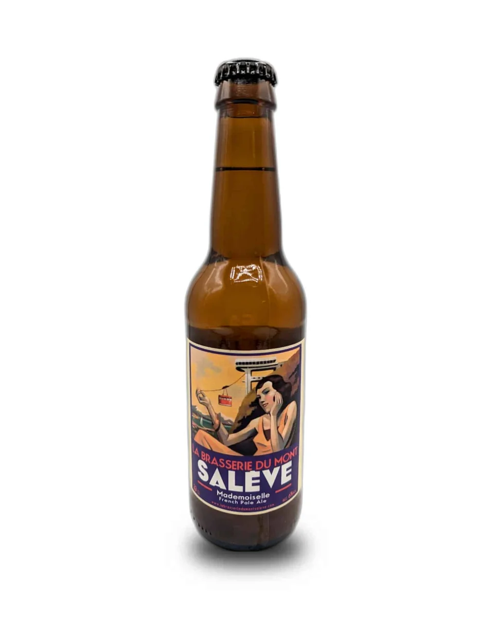 Bière Brasserie Mont Saleve - Mademoiselle - French Pale Ale - 33cl - VP - Vins Rouges Harmonieux pour Chaque Occasion - Markus blonde