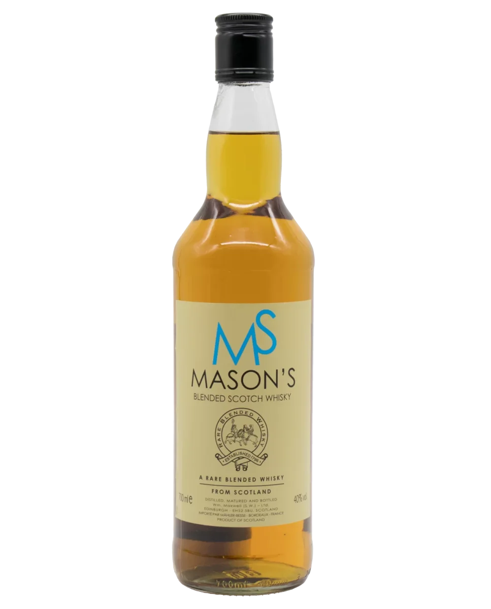 Mason’s – whisky blend – 70cl - Vins Rouges Harmonieux pour Chaque Occasion Fine Spirits Auction | Refined Spirits – Le blog iDealwine