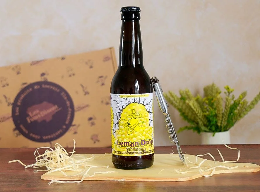 Bière blonde Lemon Drop 33cl - Vins Rouges Harmonieux pour Chaque Occasion - Bouteilles