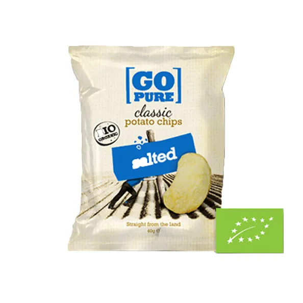 Go Pure Classic Chips Salted Bio (15x 40gr) - Vins Rouges Harmonieux pour Chaque Occasion - {'count': 1, 'name': 'Sodivin'}