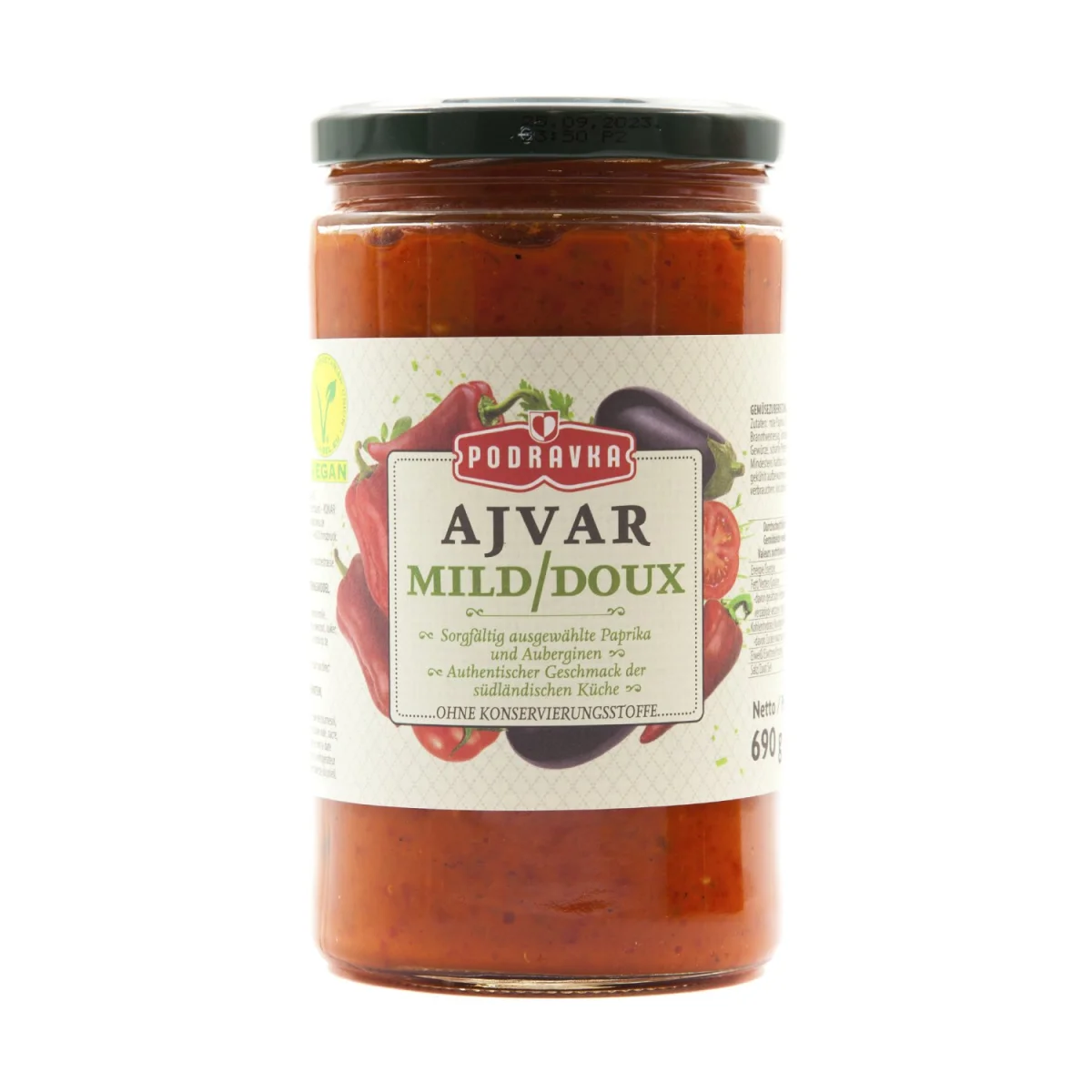 PODRAVKA AJVAR DOUX ​Boulangerie Pâtisserie Pain Levain Viennoiseries