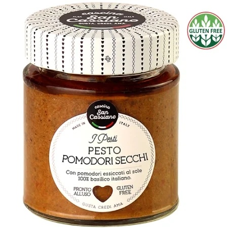 Pesto Tomates séchées Basilic San Cassiano - Vins Rouges Harmonieux pour Chaque Occasion Sauces - pesto - crème de légumes