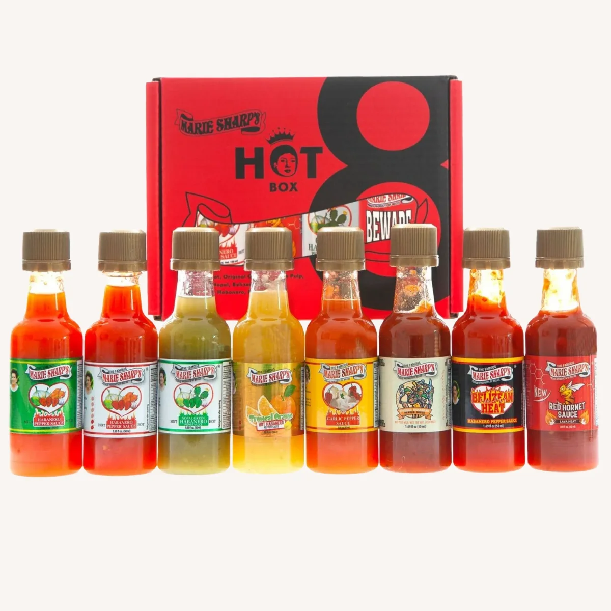 Marie Sharp' Coffret Hot Challenge mini sauces Saldi Straordinari Offerte Speciali Disponibili Adesso