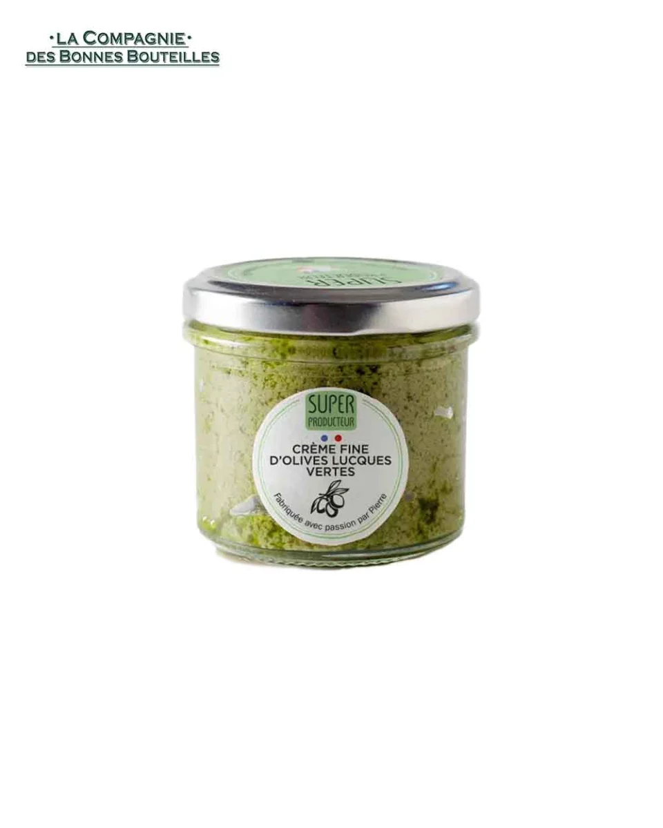 Super producteur - crème fine d'Olives Lucques vertes - 90 g - Vins Rouges Harmonieux pour Chaque Occasion - {'count': 1, 'name': 'Kalamata'}