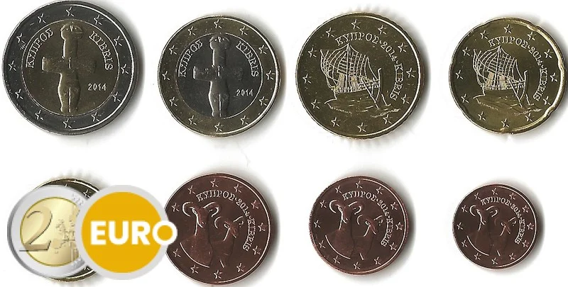 Euro set UNC Cyprus gobelets 2014 - Vins Rouges Harmonieux pour Chaque Occasion