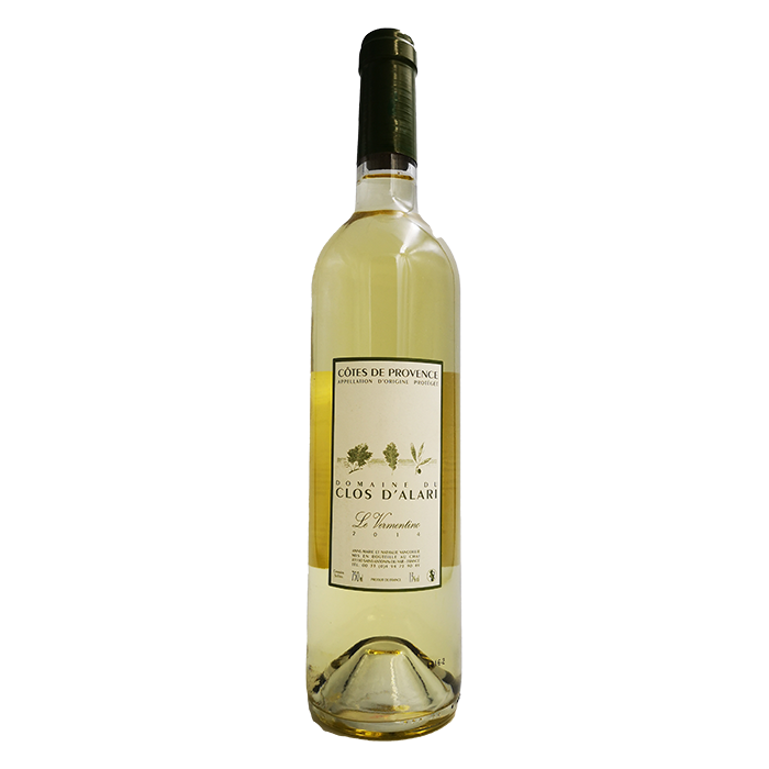 Cotes De Provence – Clos Propane D’Alari Le Vermentino Blanc 2014 - Édition Limitée – L’Art de la Table Française en Promotion !