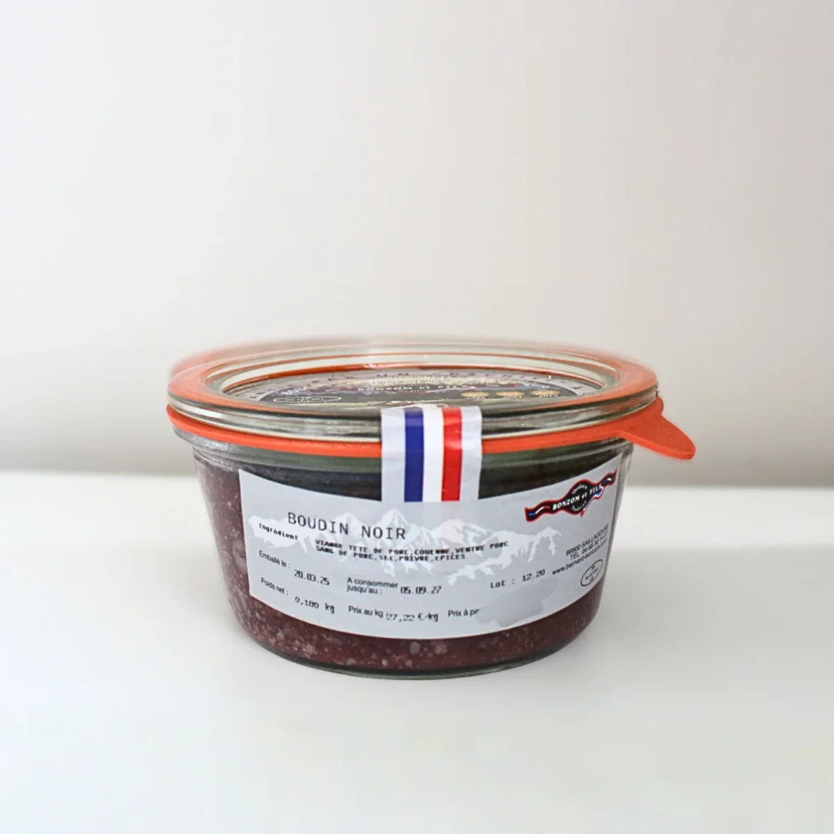 Boudin noir (175g) - Saldi Straordinari – Offerte Speciali Disponibili Adesso Brunch Gramme (75003 Paris) - OuBruncher