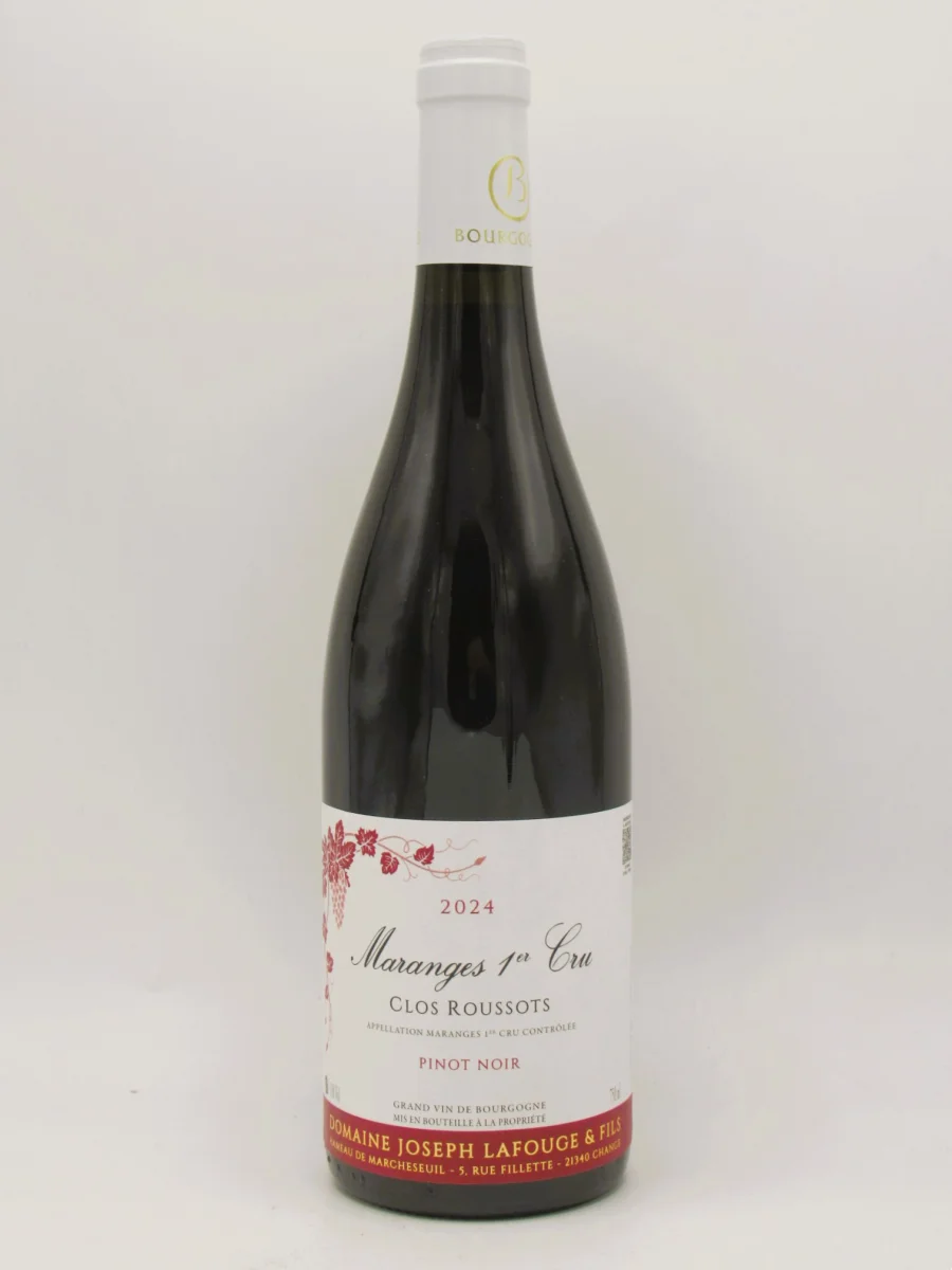 Maranges 1er Cru Clos Roussots Domaine Joseph Lafouge 2024 - Vins Rouges Harmonieux pour Chaque Occasion - saint marc marange roussot domaine vin occasion