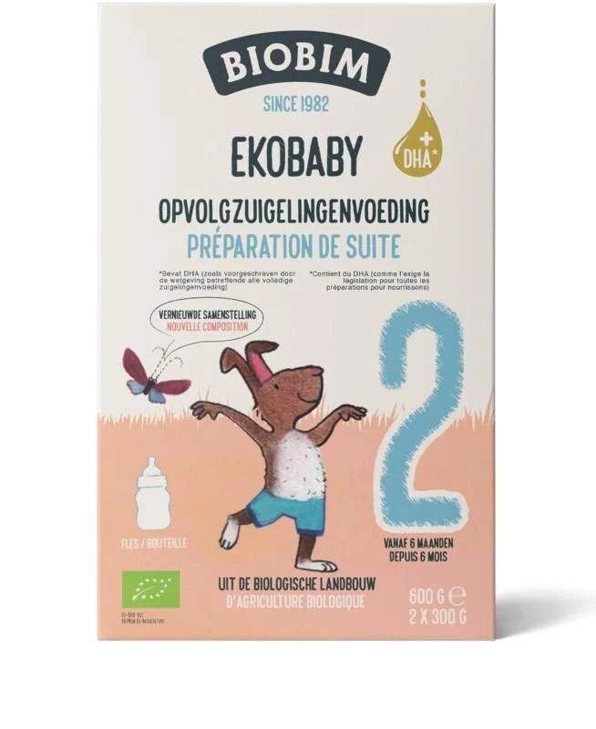 Biobim Lait en poudre Ekobaby 2 6+ mois - E-shop mondial – Produits durables, modernes et accessibles partout - Nutrilon