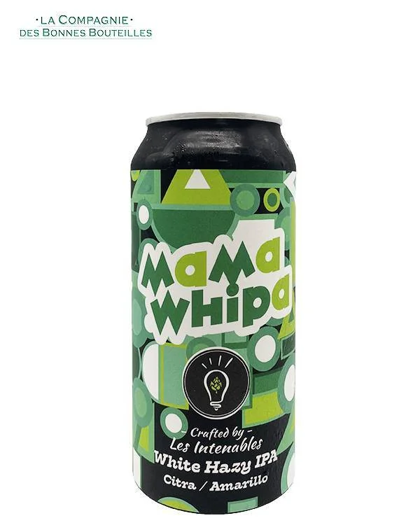 Bière Les intenables - Mama Whipa - Can 44 cl - Vins Rouges Harmonieux pour Chaque Occasion - Verre