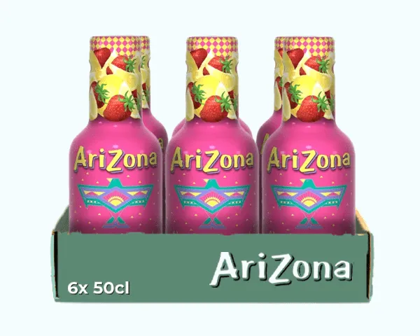 Arizona cocktail strawberry lemonade pet 6x Vins Rouges Harmonieux Occasion