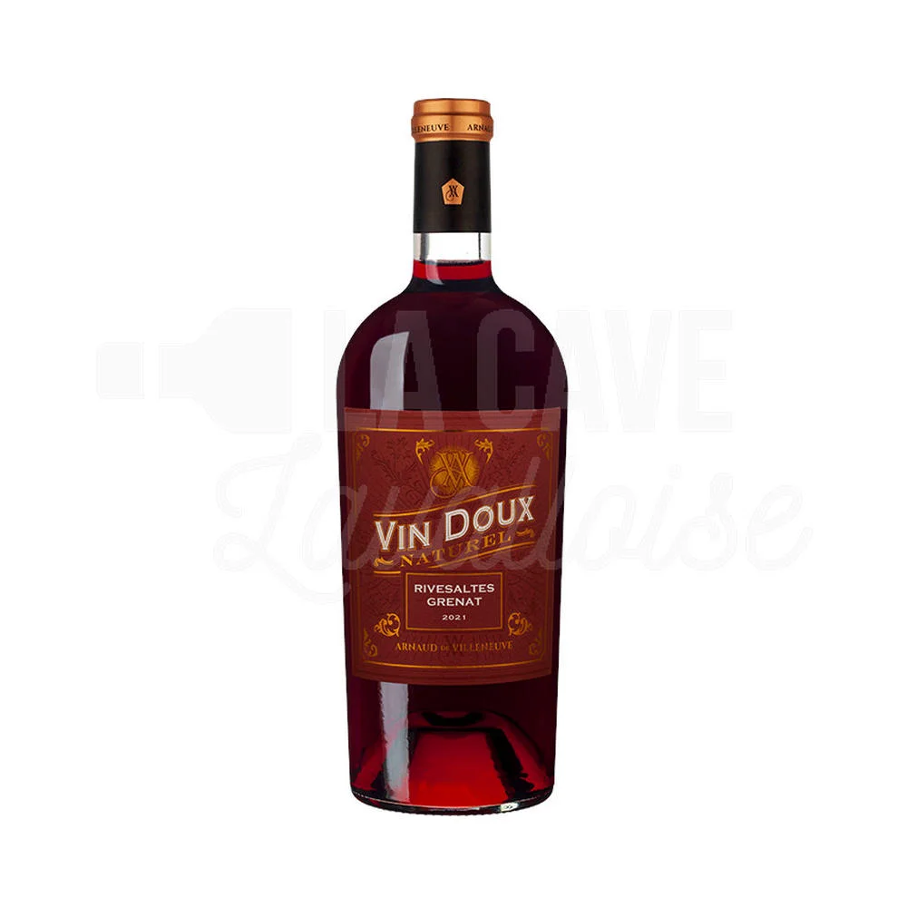 Rivesaltes Grenat – Vin Doux Naturel – Arnaud de Villeneuve – 75cl - Vins Rouges Harmonieux pour Chaque Occasion - {'count': 1, 'name': 'Vieux'}