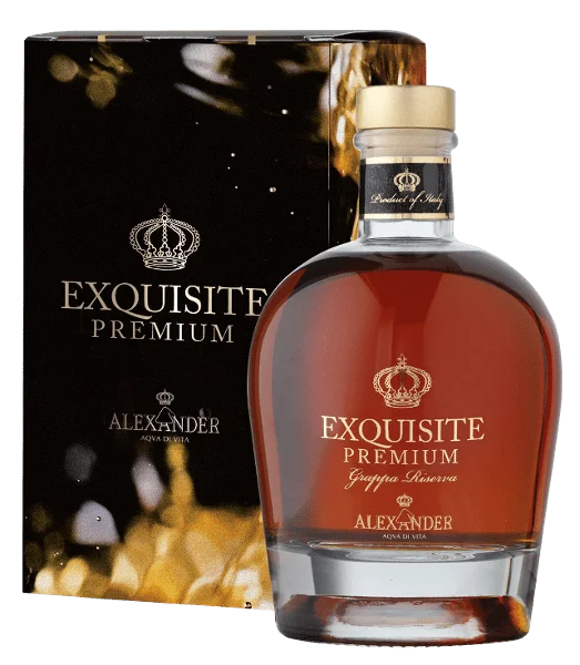 EXQUISITE PREMIUM GRAPPA RISERVA BOTTEGA SPA 70CL Édition Art Table Française Promotion