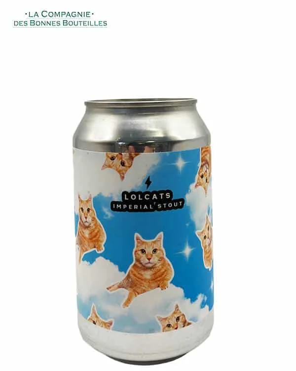 Bière Brasserie Garage- Lolcats - Imperial Stout - Can 33cl - Vins Rouges Harmonieux pour Chaque Occasion vendredi