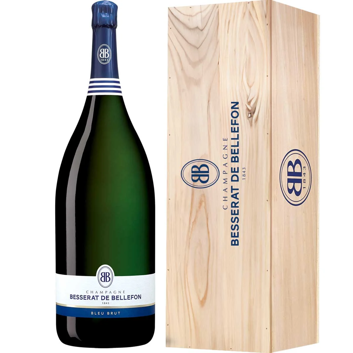 Besserat Bellefon Bleu Brut caisse bois Vins Rouges Harmonieux Occasion