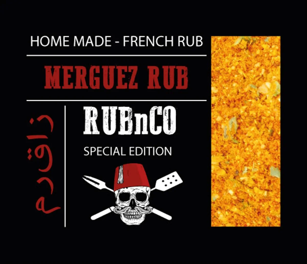 Merguez Rub 150g – Rub N Co Domicile - Équipements Outdoor pour Activités en Pleine Nature