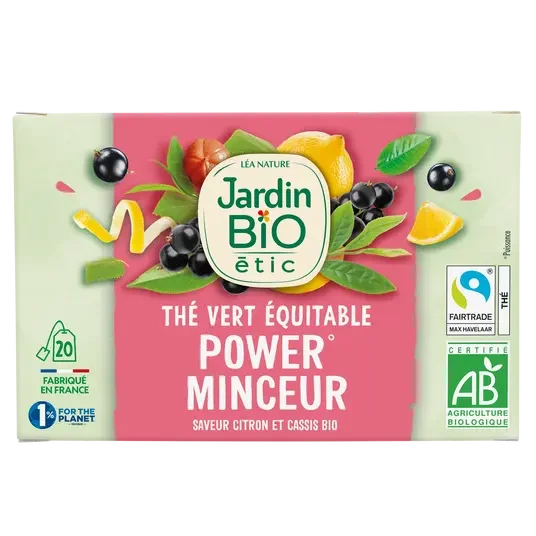JB infusion thé vert minceur bio 30 g - E-shop mondial – Produits durables, modernes et accessibles partout - Thé vert