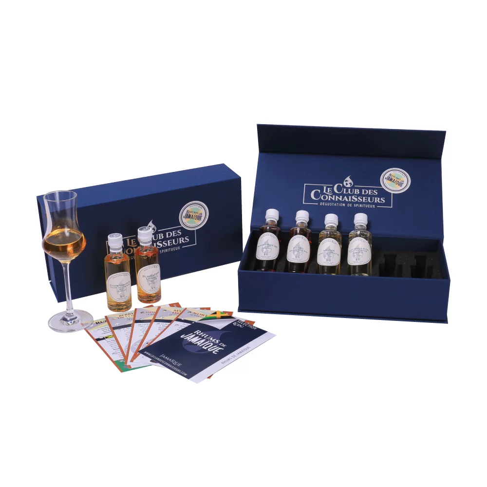 Coffret dégustation Rhums de Jamaïque – 6 x 40ml - Vins Rouges Harmonieux pour Chaque Occasion - amérique latine coffret dégustation rhum x 40ml vin occasion