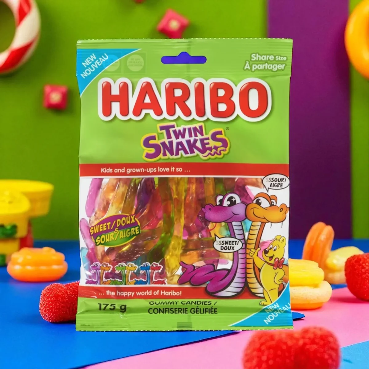 Haribo Twin Snakes Tropical - Saldi Straordinari Sweets – Offerte Speciali Disponibili Adesso