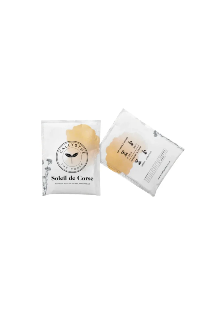 CALLYSTHE – SOLEIL DE CORSE BOITE DE 20 SACHETS - ​Boulangerie-Pâtisserie | Pain au Levain & Viennoiseries​ Callysthé | Casa Vecchia
