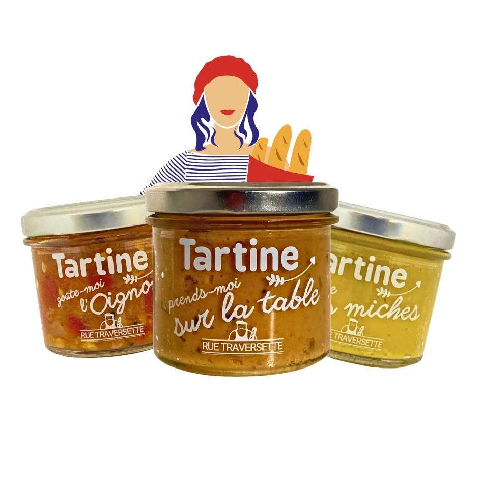 Pack végétarien – Rue Traversette – Lot de 3 tartinables - Vins Rouges Harmonieux pour Chaque Occasion - {'count': 1, 'name': 'Jakarta'}