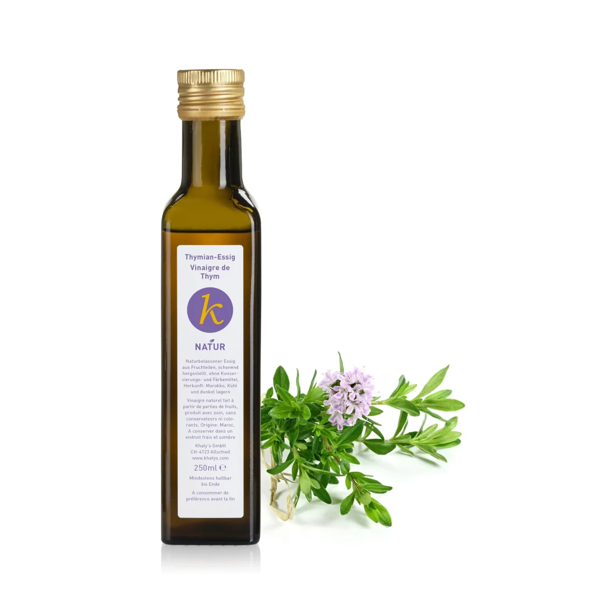 Vinaigre de Thym NATUR - Saldi Straordinari – Offerte Speciali Disponibili Adesso Vinaigre de Miel aromatisé au Thym | La Maison du Miel