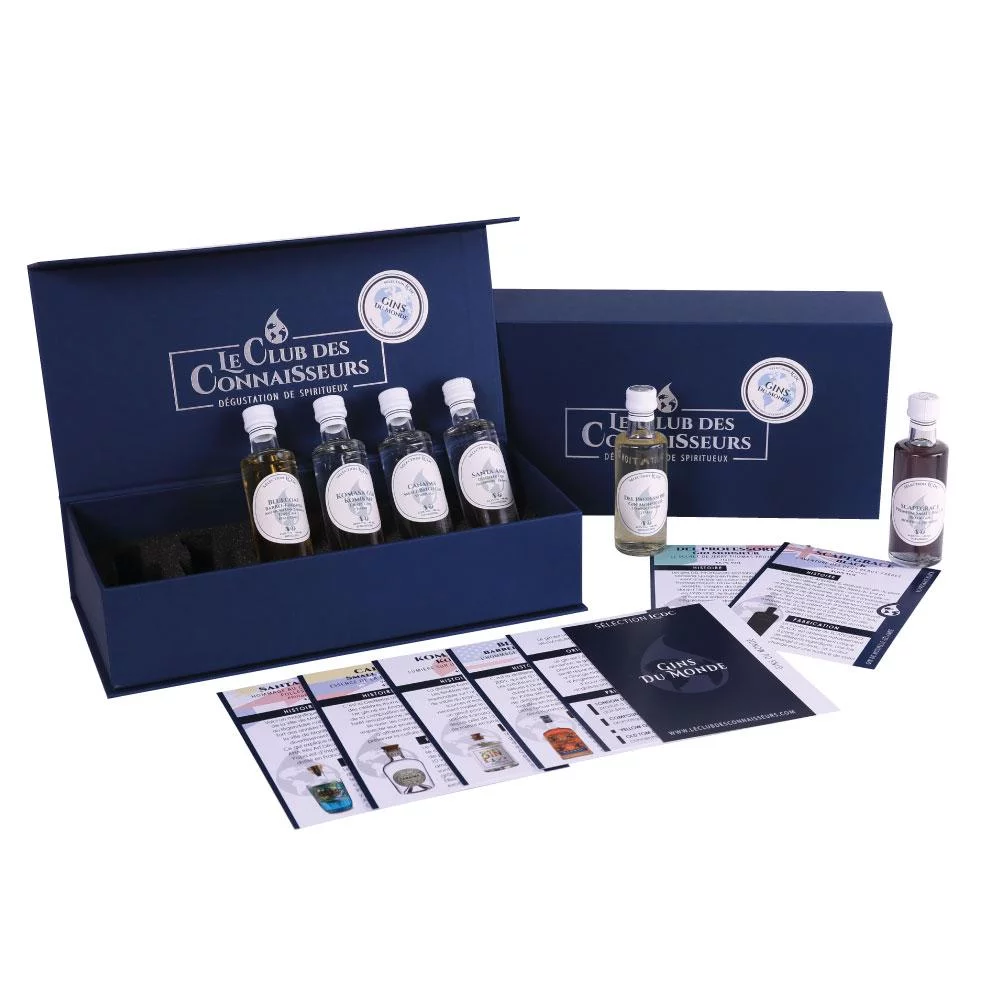 Coffret dégustation Gins du Monde – 6 x 40ml - Vins Rouges Harmonieux pour Chaque Occasion Buy wholesale Aged and Refined Gin Tasting Set – 6 x 40ml