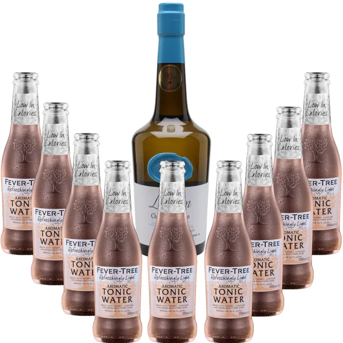 Pack Gintonic – Gin Drouin + 9 Fever Tree Aromatic Tonic Water - Vins Rouges Harmonieux pour Chaque Occasion Coffret cadeau Gin-Tonic Bombay | YourSurprise