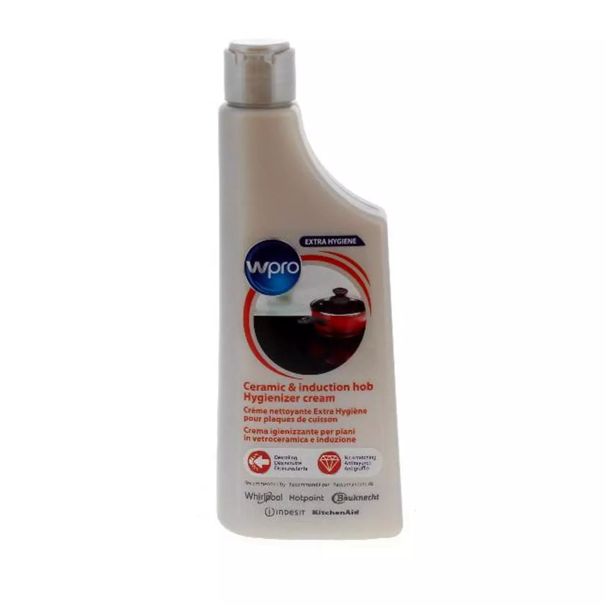 Crème Hygiénisante pour Vitrocéramiques Wpro - Accessoires Électroménagers en Promotion : Tout pour Votre Maison à Moins Cher ! Crème nettoyante pour table de cuisson - Vitro Care pour Fours, tables de  cuisson et cuisinières - 9029865244 - Electrolux