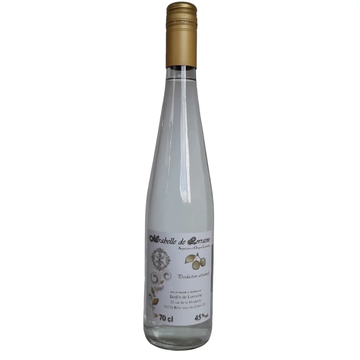 Eau de vie de Mirabelle de Lorraine AOC 70 cl - Vins Rouges Harmonieux pour Chaque Occasion - Alcool