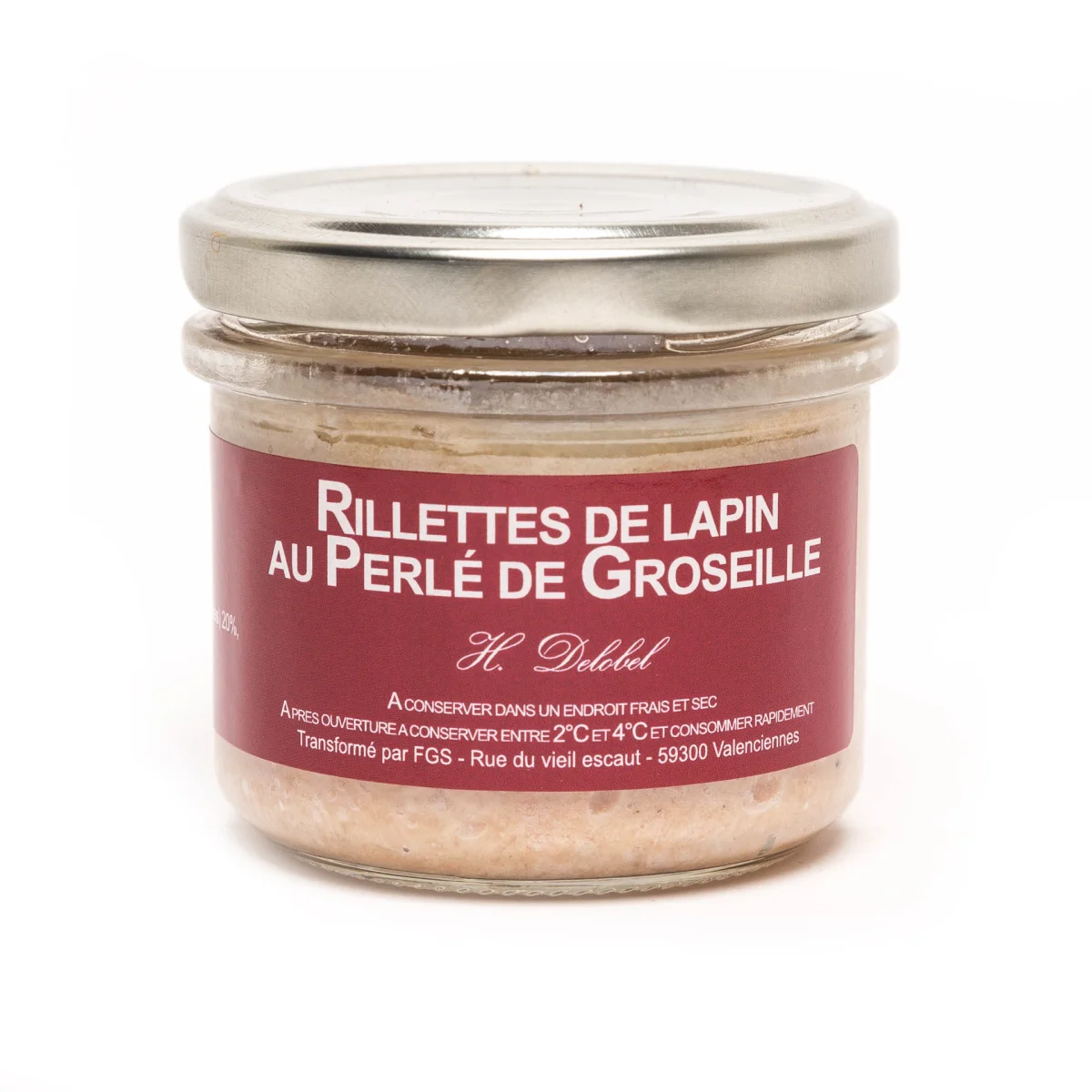 Rillettes lapin Perlé groseille Vins Rouges Harmonieux Occasion