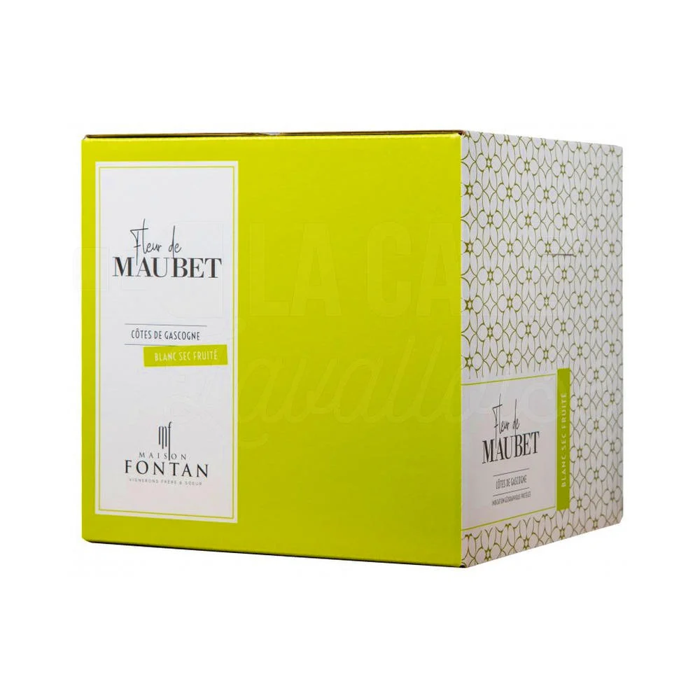 BIB Maubet Blanc Sec & Fruité – Maison Fontan – 3L / 5L / 10L - Vins Rouges Harmonieux pour Chaque Occasion - {'count': 2, 'name': 'Réserve'}