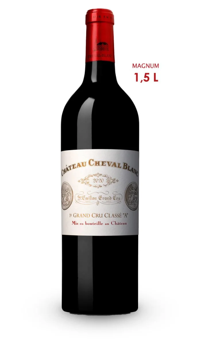 Château Cheval Blanc 2020 – Magnum - Vins Rouges Harmonieux pour Chaque Occasion - {'count': 2, 'name': 'cheval'}