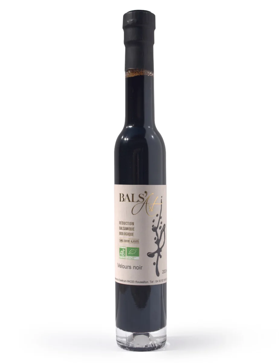 Réduction balsamique 8220;Velours Noir Édition Limitée Art Table Française Promotion