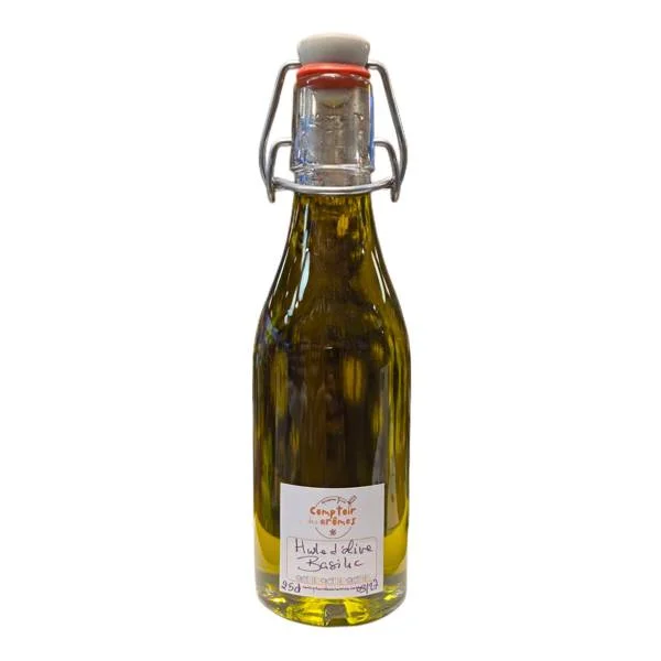Huile d’olive Basilic - Vins Rouges Harmonieux pour Chaque Occasion Huile d'olive AOP Aix-en-Provence