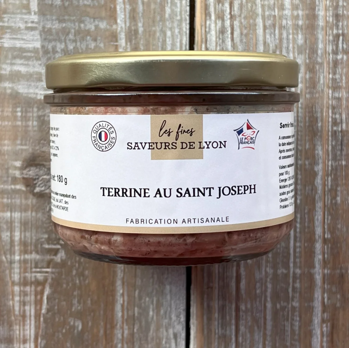 Terrine Gourmand Au Saint Joseph – 180g - Vins Rouges Harmonieux pour Chaque Occasion