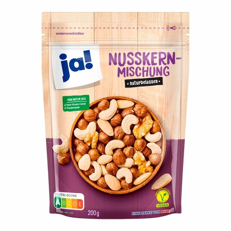 Ja Malange de Noix Wittamer Naturel – 200g – Vitalité & Croquant - ​Boulangerie-Pâtisserie | Pain au Levain & Viennoiseries