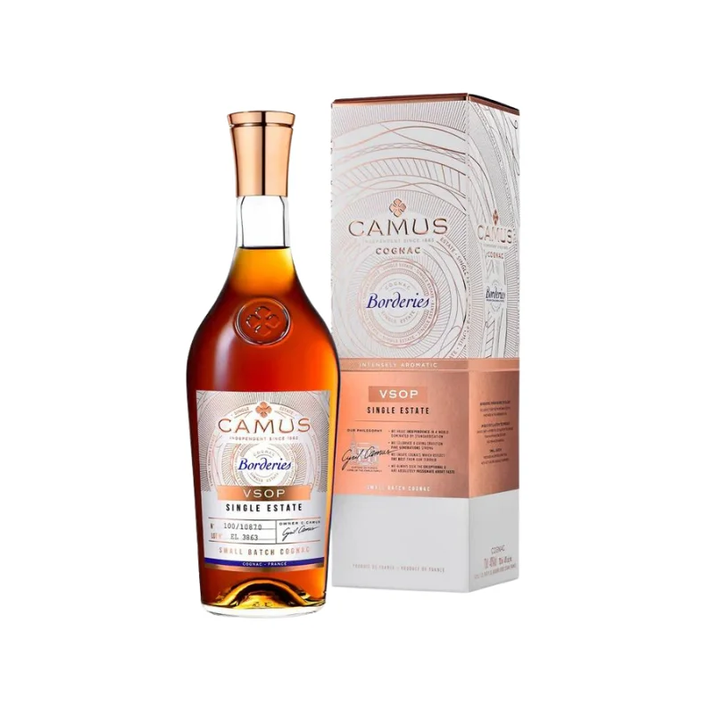 Cognac Camus VSOP Borderies - Vins Rouges Harmonieux pour Chaque Occasion caisses