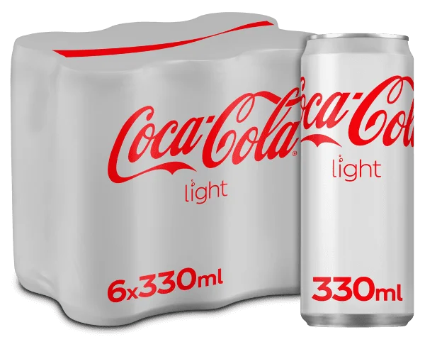 COCA-COLA LIGHT CANS 6x33cl Édition Art Table Française Promotion