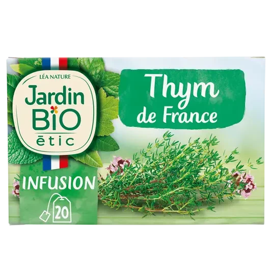 JB infusion thym bio 30 g - Guerrier E-shop mondial – Produits durables, modernes et accessibles partout
