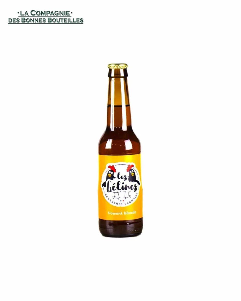 Bière Les Gélines - blonde VP 33cl - Vins Rouges Harmonieux pour Chaque Occasion La Chouffe beer blonde 8 ° 75CL