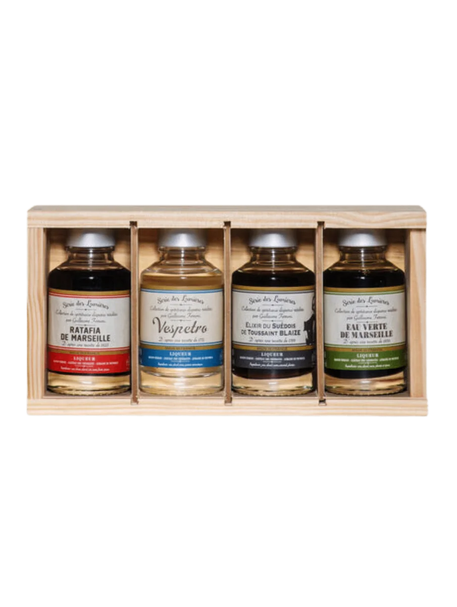 Coffret Bois Série Des Lumières 4 x 10 cl - Vins Rouges Harmonieux pour Chaque Occasion - {'count': 1, 'name': 'Tintigny'}