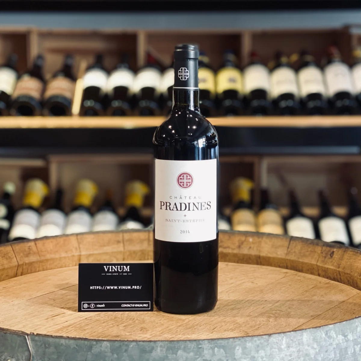 Château Pradines Saint-Estephe Vins Rouges Harmonieux Occasion