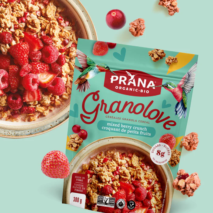 GRANOLOVE – USA Croquant de petits fruits – Prana - ​Boulangerie-Pâtisserie | Pain au Levain & Viennoiseries