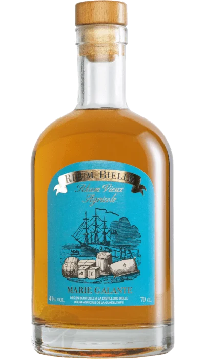 Bielle Rhum Vieux Villevert de 3 ans 41° 70cl - Vins Rouges Harmonieux pour Chaque Occasion