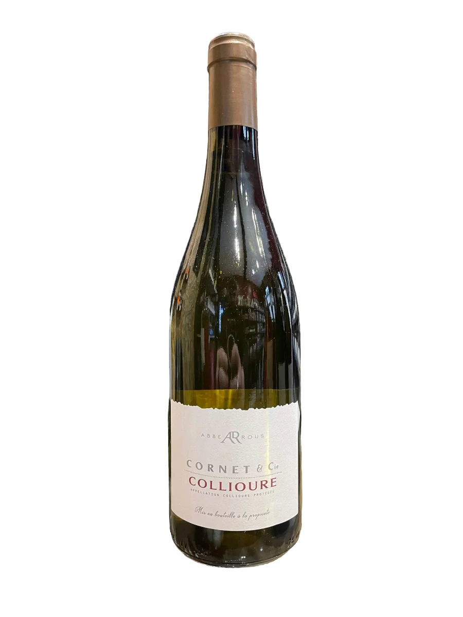 Collioure Cornet et Cie Blanc 2021 75cL Cave de l’Abbé Rous - Vins Rouges Harmonieux pour Chaque Occasion - semi nocturne cie cave occasion