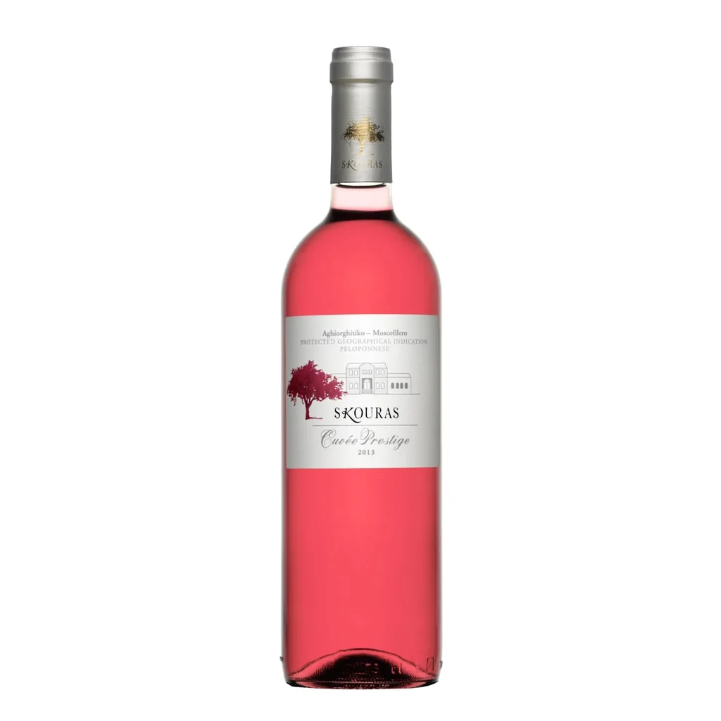 Cuvée Prestige Domaine Skouras rosé 75cl - Vins Rouges Harmonieux pour Chaque Occasion - Pinot noir