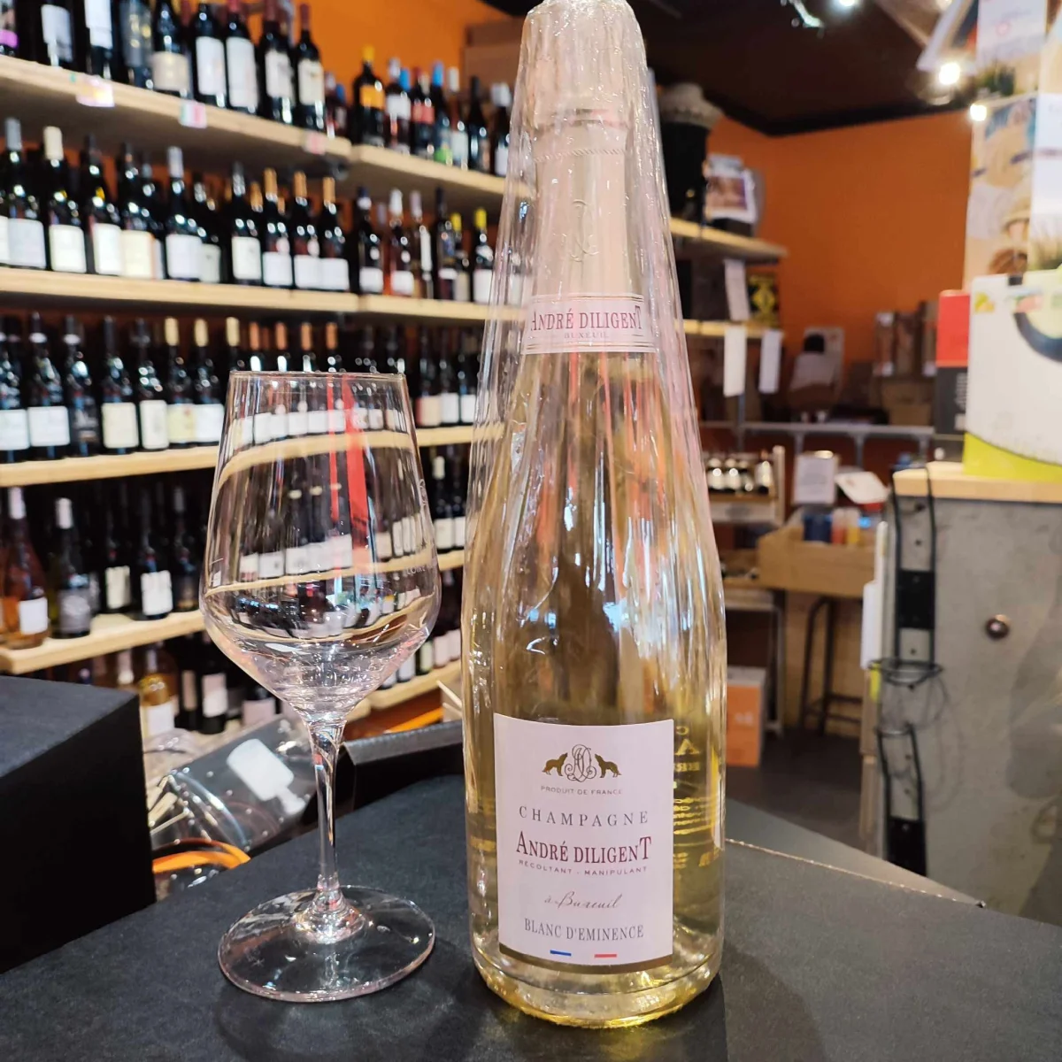 André Diligent – Blanc de Blancs Brut - Vins Rouges Harmonieux Saint pour Chaque Occasion