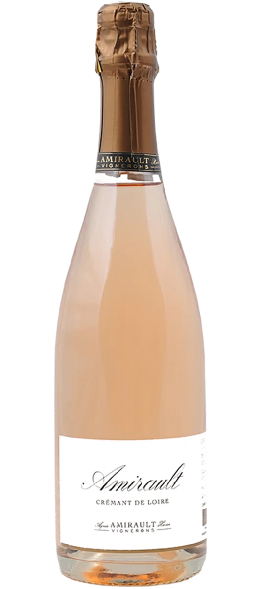 Amirault Rosé Brut Nature - Vins Rouges Harmonieux pour Chaque Occasion Vin nature : un Bordeaux sans sulfites ajoutés