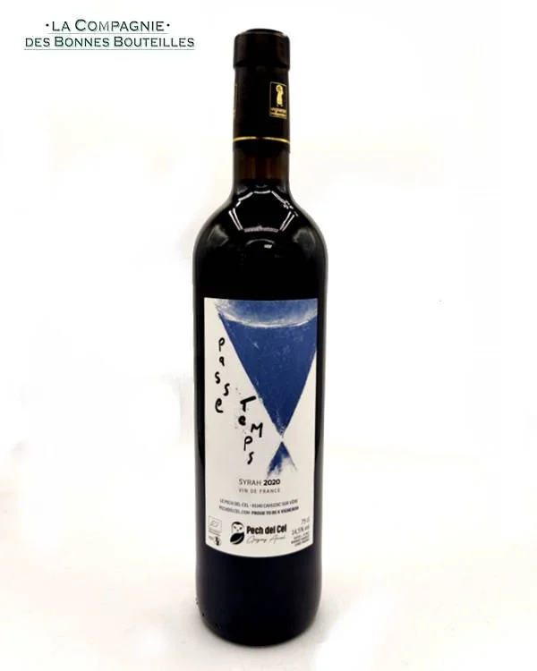 Vin Rouge - Pech Del Cel - VDF - Passe Temps - 2023 - 75 cl - Vins Rouges Harmonieux pour Chaque Occasion - Gérard bertrand